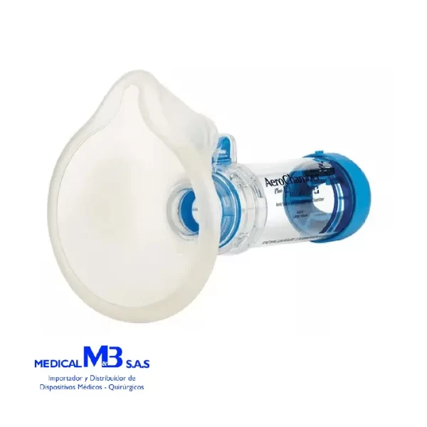 AEROCHAMBER PLUS FLOW-VU con Máscara para Adultos - Medical M&B Tienda