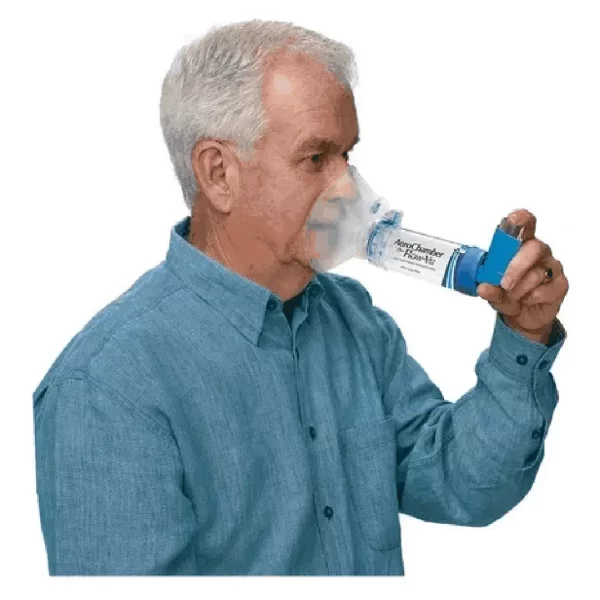 AEROCHAMBER PLUS FLOW-VU con Máscara para Adultos - Medical M&B Tienda