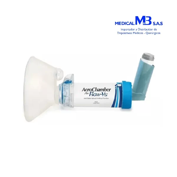 AEROCHAMBER PLUS FLOW-VU con Máscara para Adultos - Medical M&B Tienda