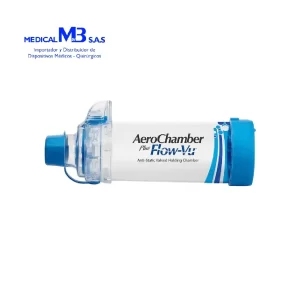 AEROCHAMBER PLUS FLOW-VU con boquilla para mayores de 5 años - Medical M&B Tienda
