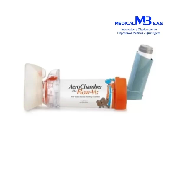 AEROCHAMBER PLUS FLOW-VU con máscara para bebés - Medical M&B Tienda