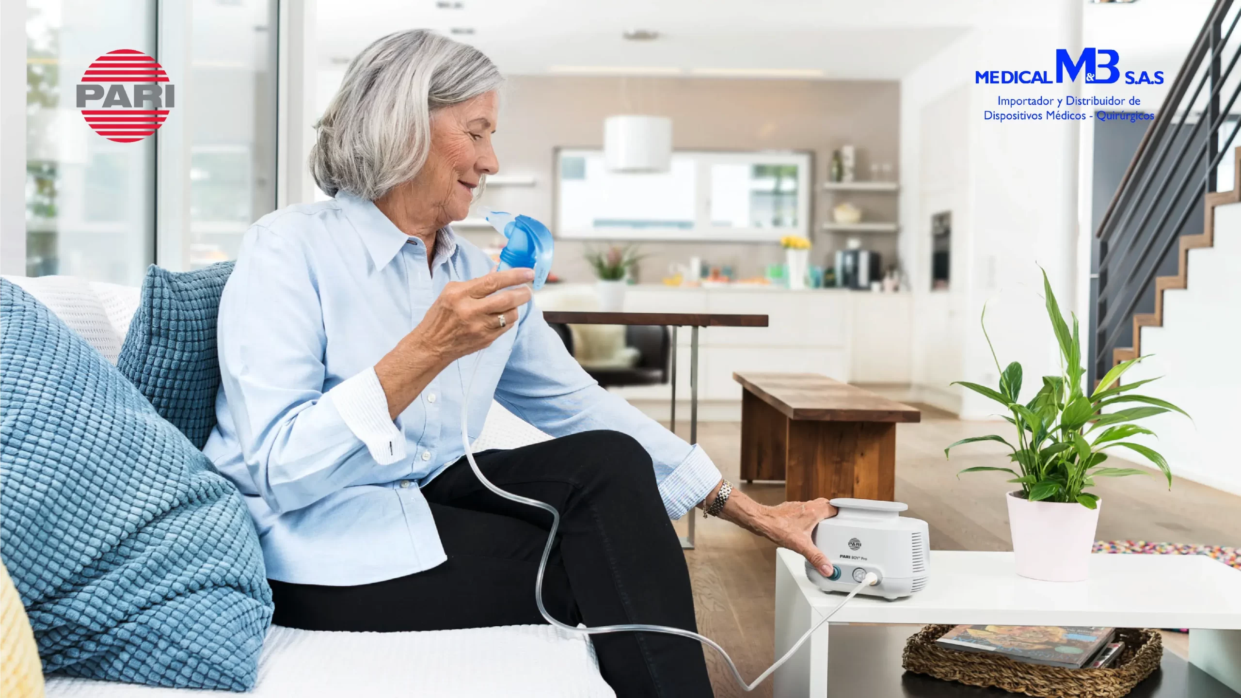 Para la prevención y tratamiento del asma, EPOC, alergias, sinusitis y fibrosis quística