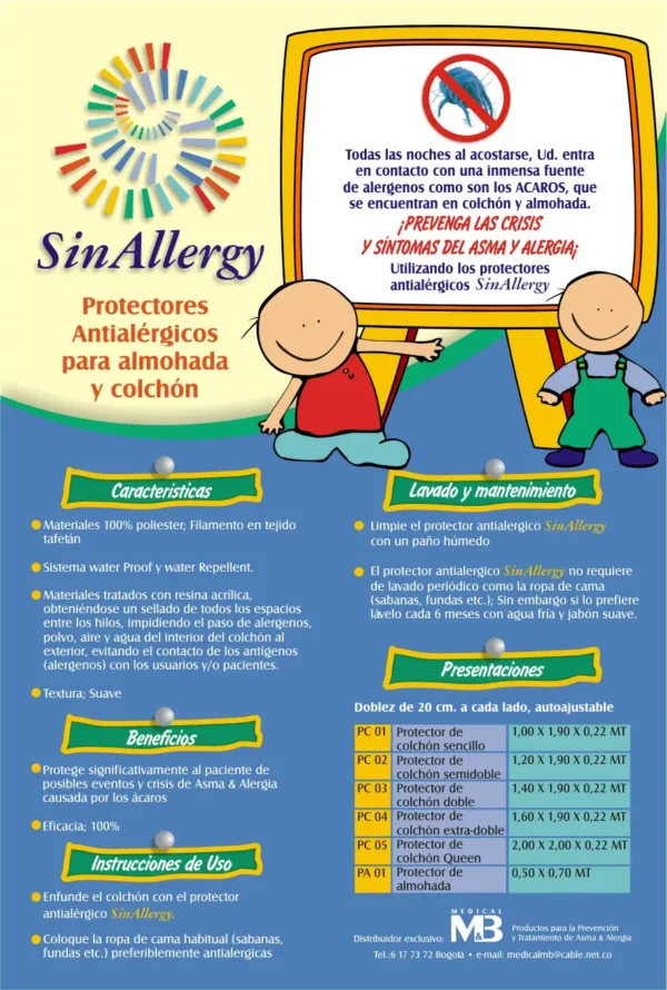 Protección Antialérgica - SinAllergy protector de almohada - Medical M&B