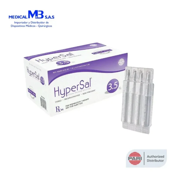 HyperSal SSH Concentración al 3.5% - Solución Salina Hipertónica - Medical M&B Tienda