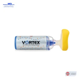 Inhalocámara PARI VORTEX + Nueva Mascarilla Amarilla para Niños - Medical M&B Tienda