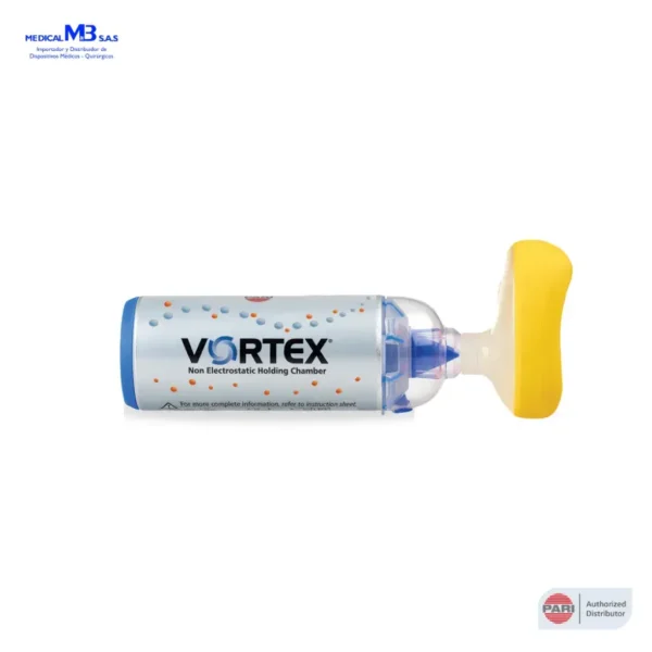 Inhalocámara PARI VORTEX + Nueva Mascarilla Amarilla para Niños - Medical M&B Tienda