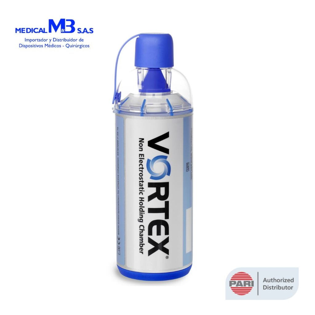 PARI VORTEX con boquilla Cámara de Retención No Electrostática - Medical M&B Tienda