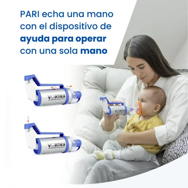 Manija para Inhalocámara PARI Vortex - Medical M&B